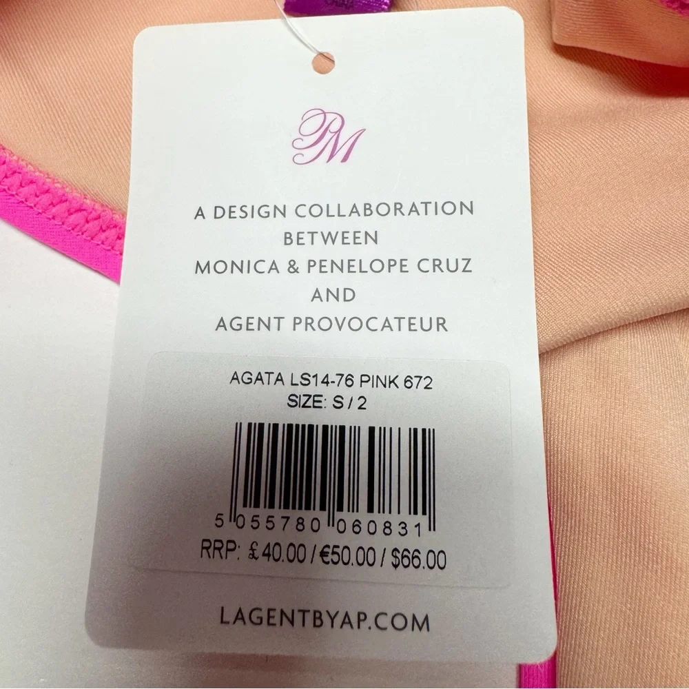 L’Agent by Agent Provocateur | Agata Bikini Bottom - Vibrant Pink - Vacation NWT